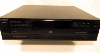 Sony CDP C235 5 Disc Carousel CD Changer Player Digital Servo System 