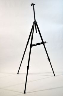 74 H  LIGHTWEIGHT (2 lbs) Metal Tripod Field Studio Home Art Easel 