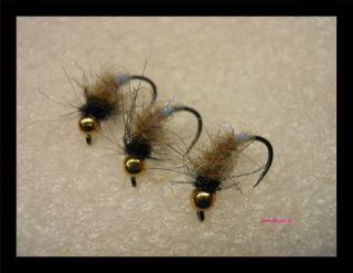   EAR NYMPHS COMPETITION BARBLESS HOOKS TUNGSTEN BEADS WET TROUT FLY
