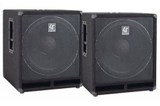 Carvin LS1801A 2 1600w 18 18 Inch Powered Subwoofers Subs PA Speakers 