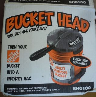 Bucket Head Wet Dry Vacuum Power Head BH0100