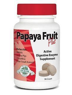 Oxbow Papaya Fruit Plus Digestive Enzyme For Guinea Pigs Rabbits etc.