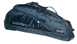 NEW MIKEN Wheeled Elite II Player Baseball Softball Equipment Bat Bag 