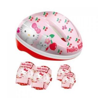 Hello Kitty Protective Safety Gear Set   Helmet, Knee and Elbow Pads