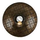   IRON WALL SCONCE CANDLE HOLDER RUSTIC MEXICO STYLE SCONCES HURRICANE