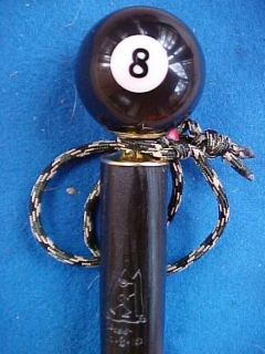 black taper *8 pool ball* security CANE/WALKING S​TICK matching 