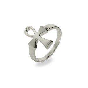 Ankh Ring 0.925 Sterling Silver Egyptian