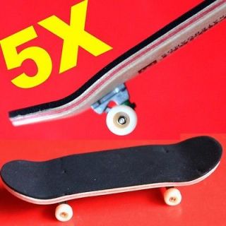   Maple Wooden Deck Finger Skate Fingerboard Skateboard XMAS GIFT D43