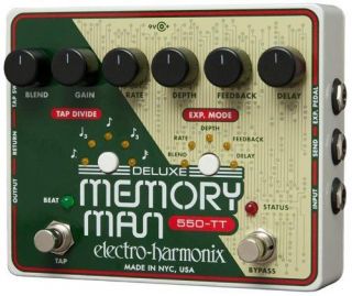 Electro Harmonix Deluxe Memory Man with Tap Tempo, 1100ms, Brand NEW 