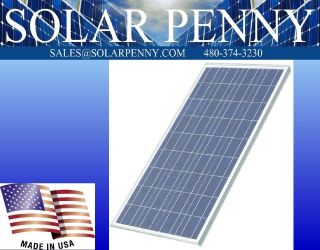 Solar Panel 100 Watt Solar Panel USA System 12 Volt Panels RV Off 
