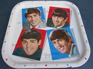 VINTAGE BEATLES COLLECTOR TRAY   MADE IN ENGLAND   W@W, NICE