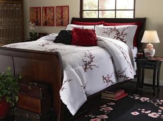 Elegant Cherry Blossom Japanese Style Comforter Full/Queen