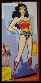 WONDER WOMAN Barbie DOLL 2003 Figure DC COMICS RARE MIB Mattel #B5836 