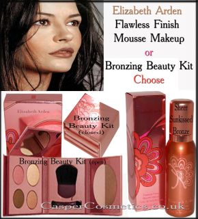 Elizabeth Arden Flawless Finish Mousse Makeup or Bronzing Beauty Kit 