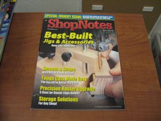 ShopNotes Vol 20 Issues 116 BAND SAW TEMPLATE JIG Wall Mounted tool 