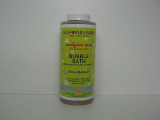 Brand NEW California Baby Eucalyptus Ease Aromatherapy Bubble Bath 