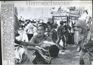 1964 Saigon Mourner Demonstrator Seized by Police