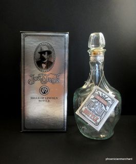 Jack Daniels Lynchburg Tennessee Decanter Belle Of Lincoln w/Box & Tag