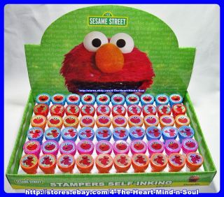 Sesame Street Elmo Self Ink Stamps Party Favors Loot Craft 