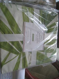 Pottery Barn Palm Frond shower curtain New in package