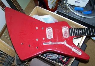 1983 GIBSON EXPLORER NECK AND BODY ELECTRIC GUITAR PROJECT