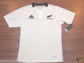   ALL BLACKS NEW ZEALAND AWAY WHITE RUGBY JERSEY SHIRT 2012 ALL SIZE