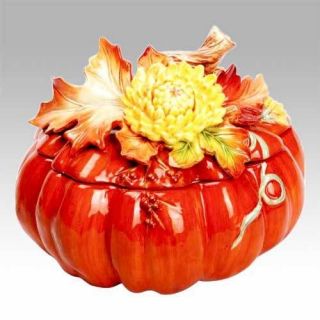 Pumpkin Chrysanthemum Tureen by Kaldun & Bogle