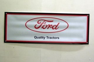 Vintage Ford Lawn Farm Garden Tractor Banner