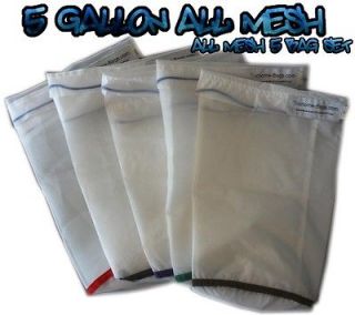   Mesh Universal Ice Water/Dry ICe Sieve Hash Extraction 5 Gallon 5 Bag