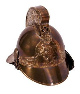 An Antique British Design Firemans Helmet for NSW