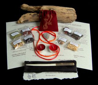 WITCHES FIRE ELEMENT KIT ~Wicca/Pagan/Altar/Athame~
