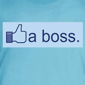 Like A Boss Cool Funny Humor Facebook New Tee T Shirt