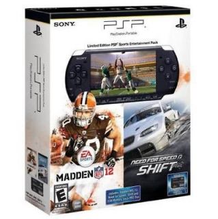 Sony PSP 3000 LTD EDITION Console w Madden NFL 12 and Need for Speed 