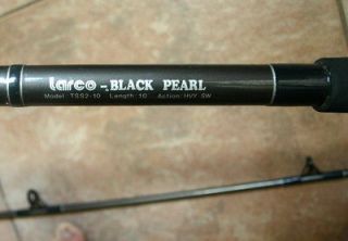   Black Pearl LARCO TSS2 10 Saltwater Heavy Action Fishing Rod 10 Pole