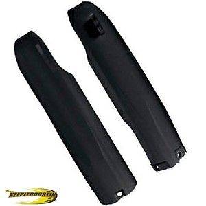   YZ125 YZ 125 Fork Guards Covers Plastic Black 2008 from Keepitroostin