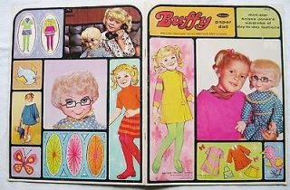 BUFFY & MRS BEASLEY FROM FAMILY AFFAIR TV SHOW PAPER DOLL WHITMAN 1968