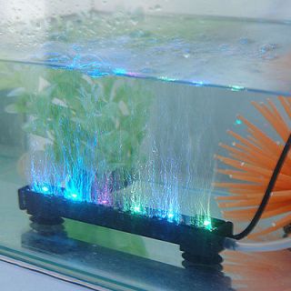 Multi color Aquarium Fish Tank Air Pump Charm Decoration Novel Bubble 