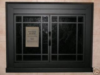 fireplace glass doors in Fireplace Screens & Doors