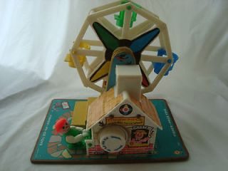 Newly listed Fisher Price Music Box Ferris Wheel 1966 (turn dial does 