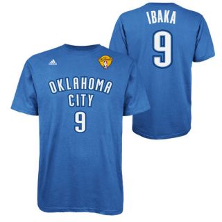 Official NBA Finals Adidas Serge Ibaka Jersey T Shirt Oklahoma City 