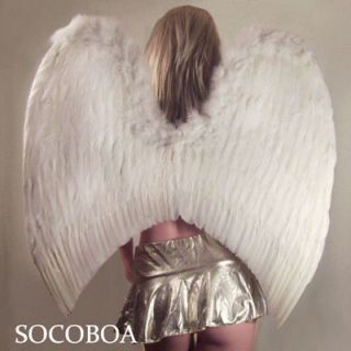 SUPER LARGE White Feather Angel Wings Men Halloween NEW Women Fairy