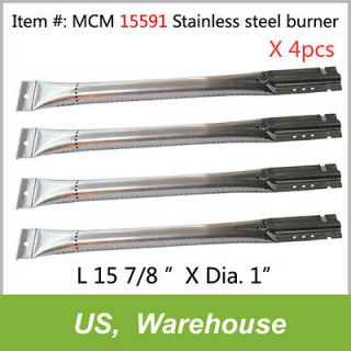 Charbroil Gas Grill Replacement Stainless Steel Pipe Burner 15591 4pk