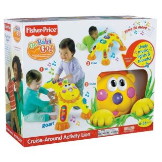 Fisher Price Cruise Around Activity Lion Baby Toy Table