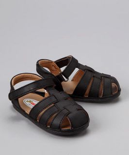 New Angel Toddler Boys N110 Leather Fisherman Sandals