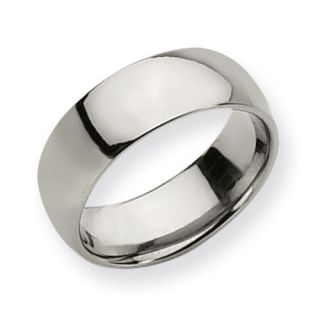 Titanium Wedding Band Ring Comfort Fit Sizes 7 13+half sizes
