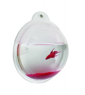 Wall Mount Fish Bowl Aquarium Acrylic Tank for Beta or Goldfish