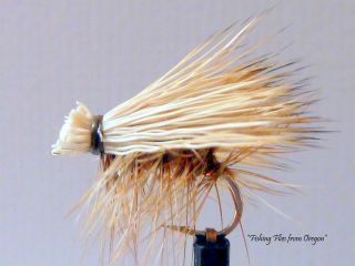 12 Trout Flies Elk Hair Caddis #12 or #14 (Fishing Flies from 