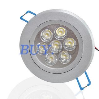 White High Power LED Ceiling Cabinet Lamp Recessed Spot Light 7W