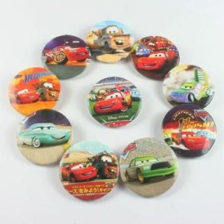 24pcs Disney Car Badges Pins Buttons BOYS Birthday Party Favors Gifts 