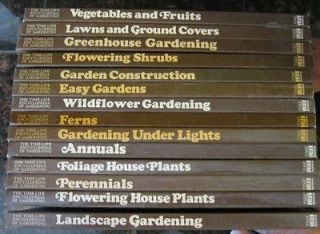 Lot of 14 The Time Life Encyclopedia of Gardening Books